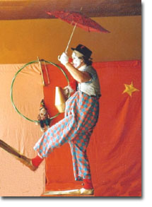 Clown Akki hat einen Traum